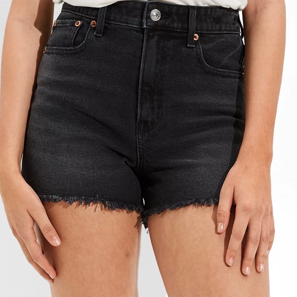 American Eagle Black Denim Shorts